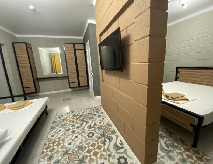 4-местный номер студия с 1 двуспальной кроватью - Отель «Жемчужина Абхазии» Цандрыпш