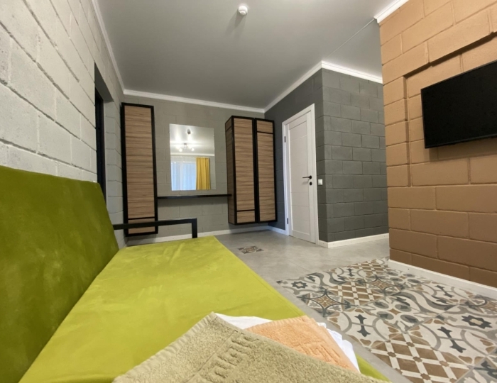 4-местный номер студия с 1 двуспальной кроватью - Отель «Жемчужина Абхазии» Цандрыпш